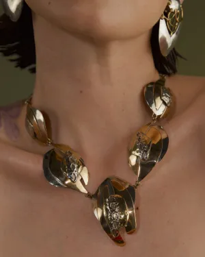 VINTAGE BRUTALIST TT STATEMENT NECKLACE