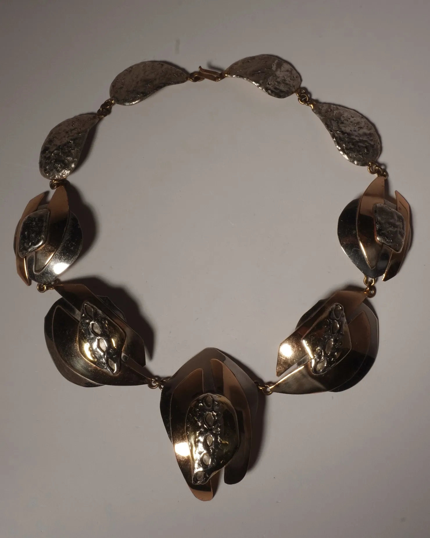 VINTAGE BRUTALIST TT STATEMENT NECKLACE