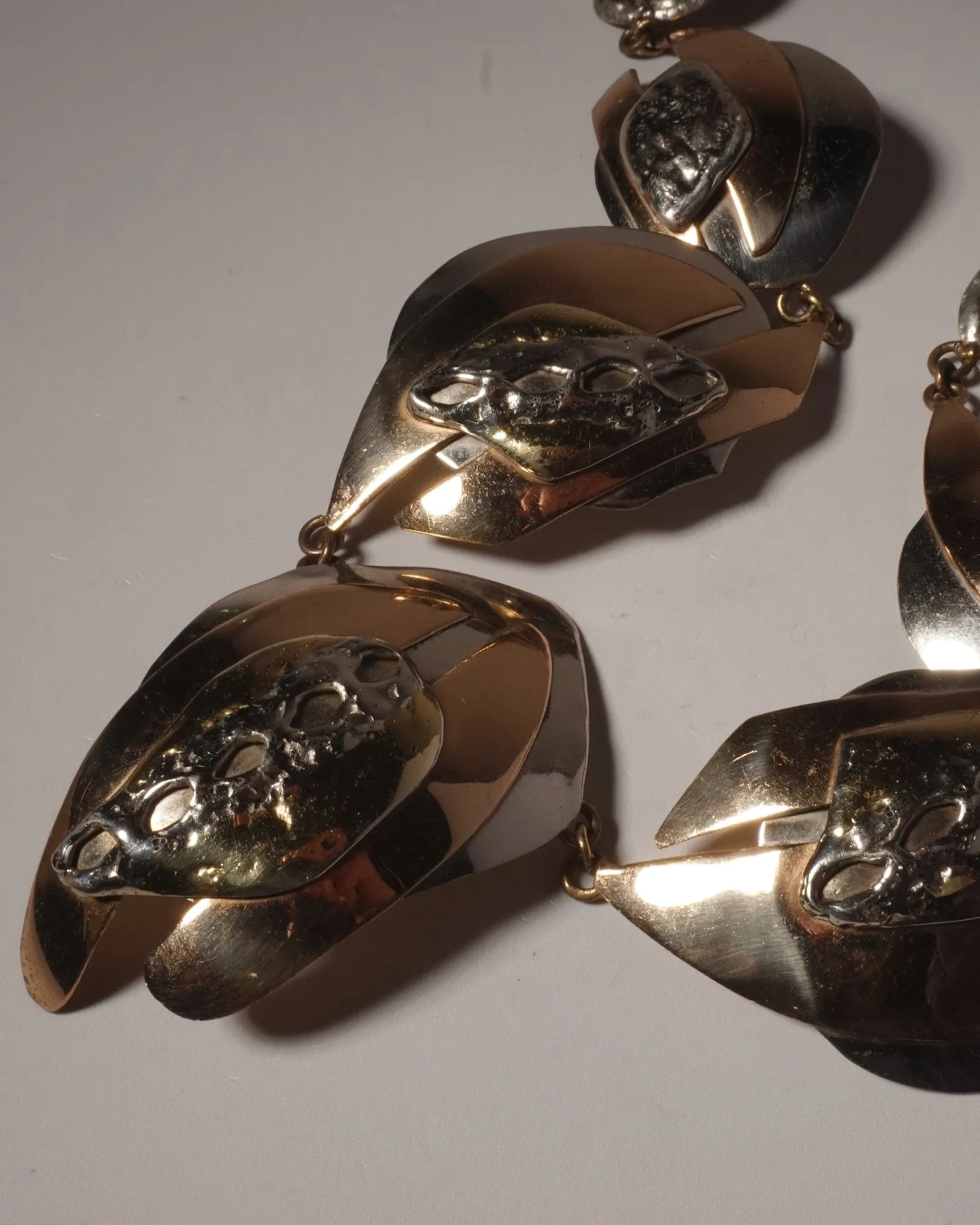 VINTAGE BRUTALIST TT STATEMENT NECKLACE