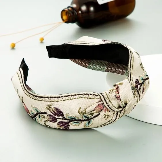 Vintage Embroided Headband