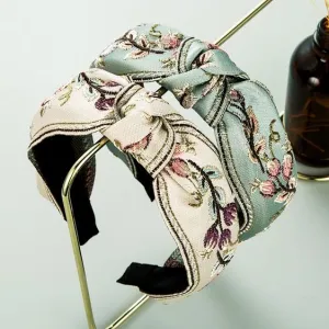 Vintage Embroided Headband