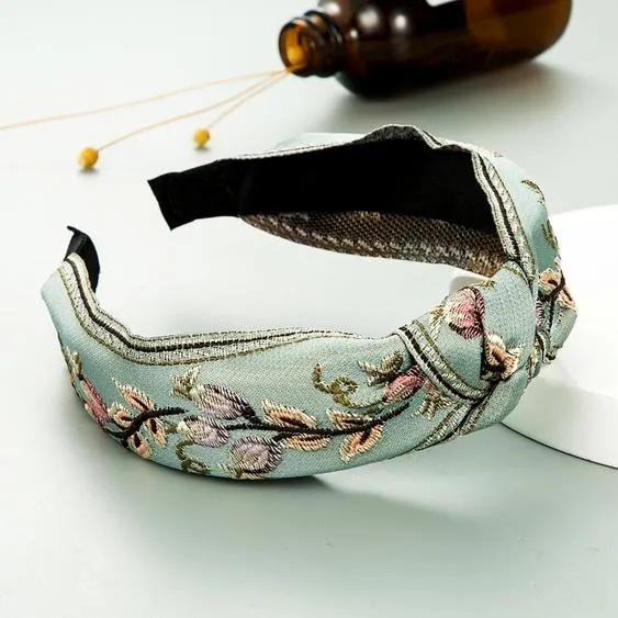 Vintage Embroided Headband