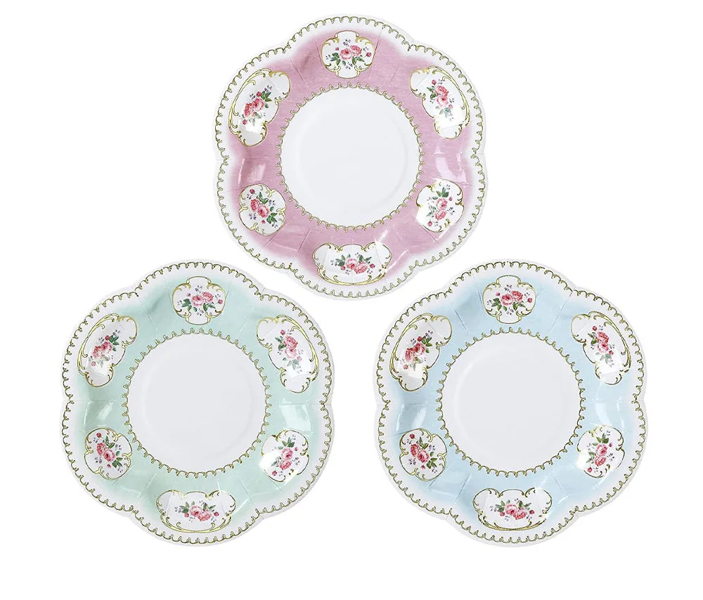 Vintage Floral Side Plates