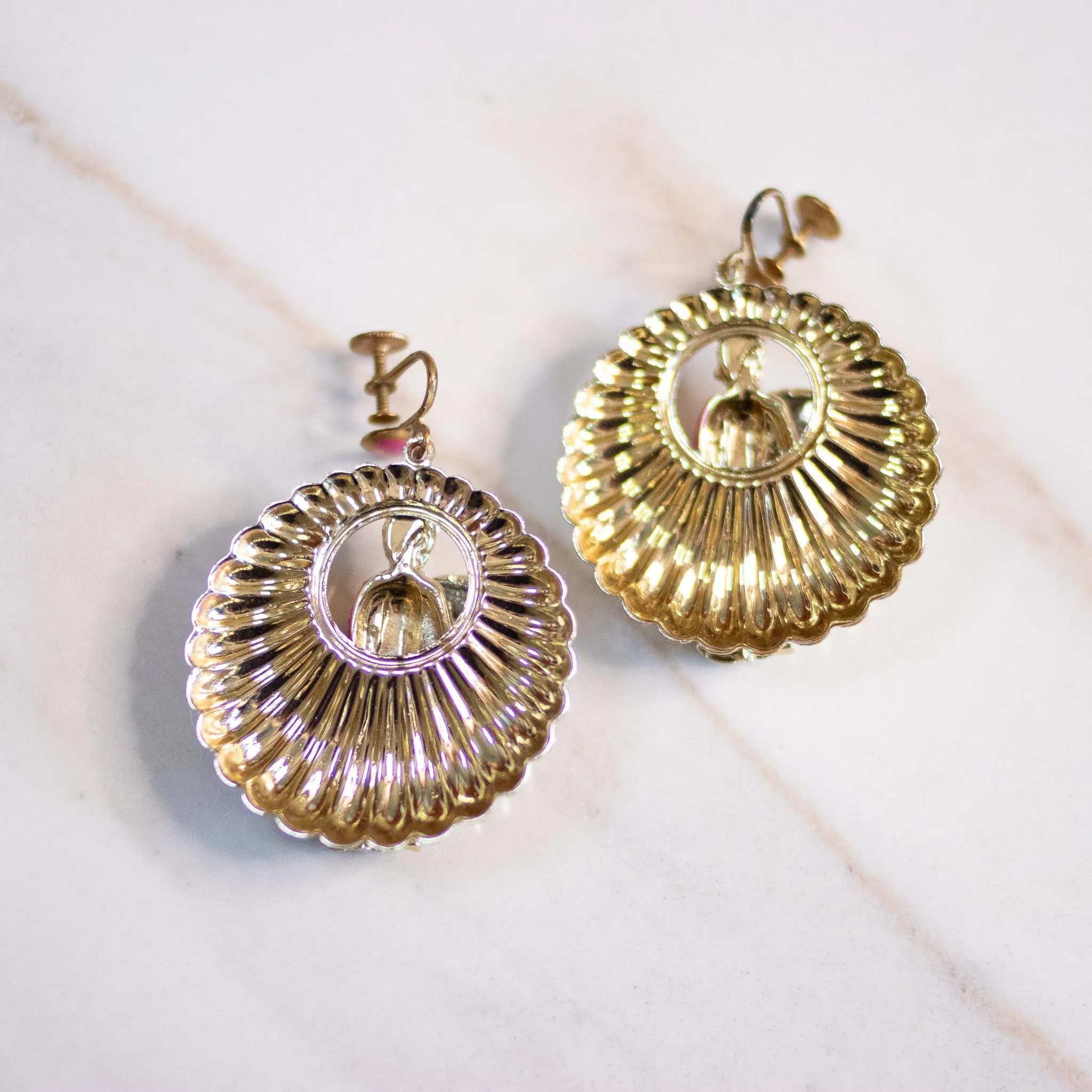 Vintage Geisha Statement Earrings