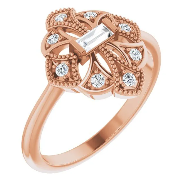 Vintage-Inspired Diamond Ring