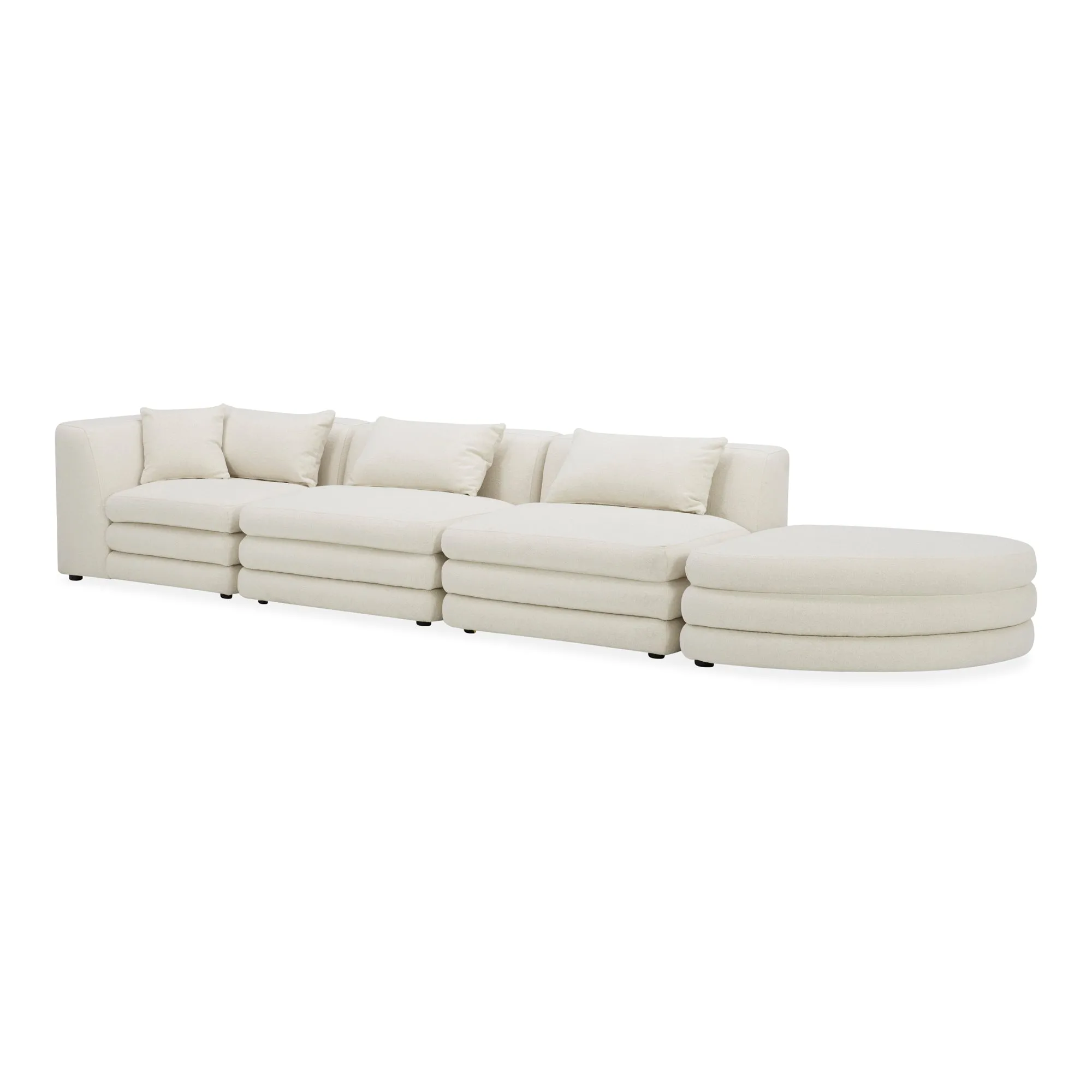 Vintage-Inspired Layered Lounge System