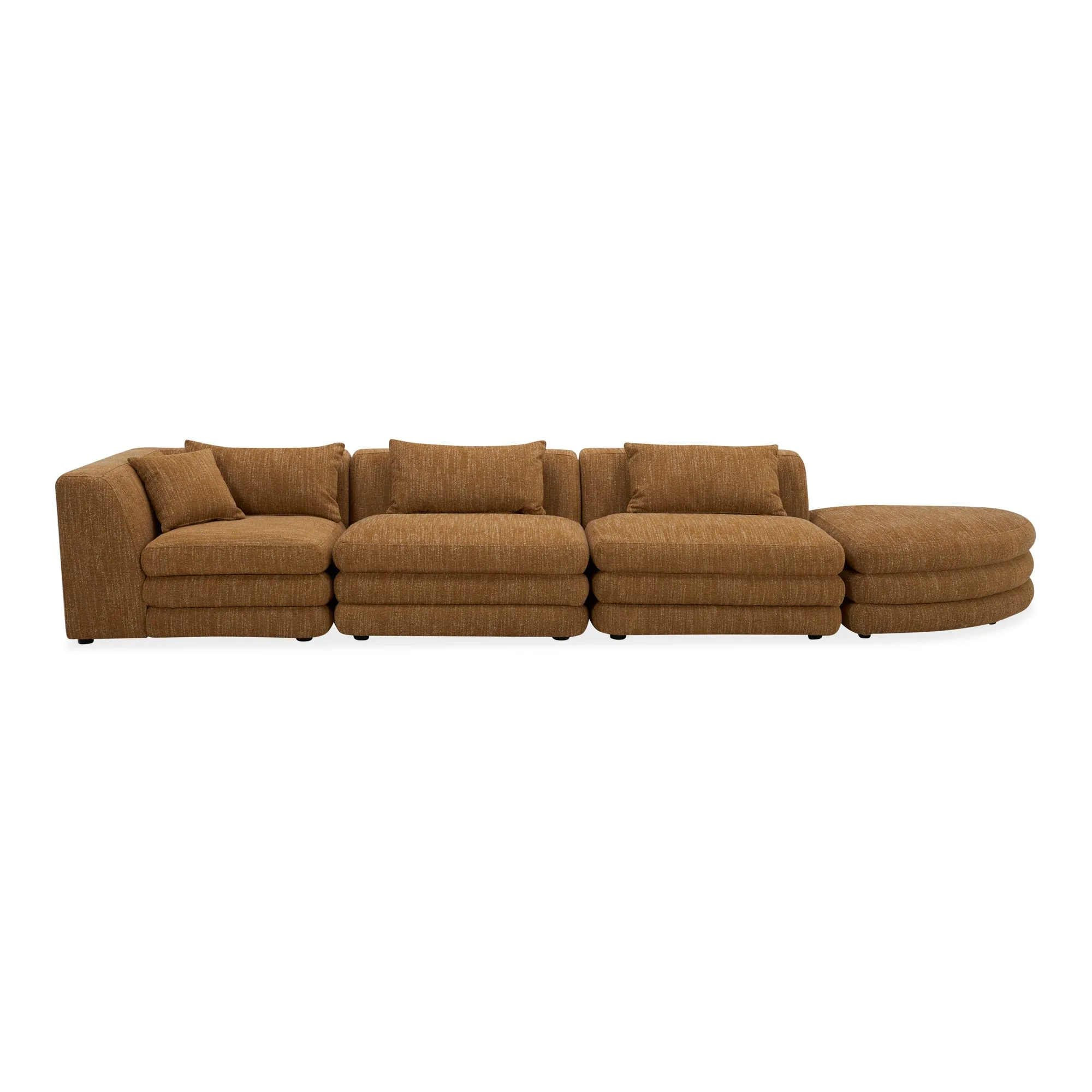 Vintage-Inspired Layered Lounge System