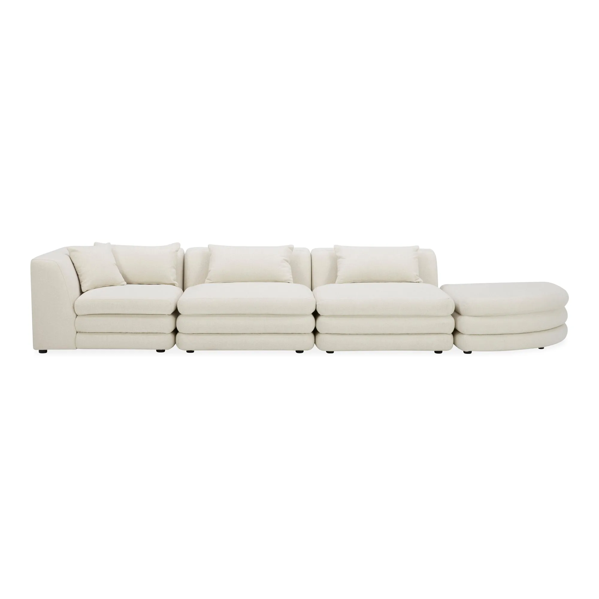 Vintage-Inspired Layered Lounge System