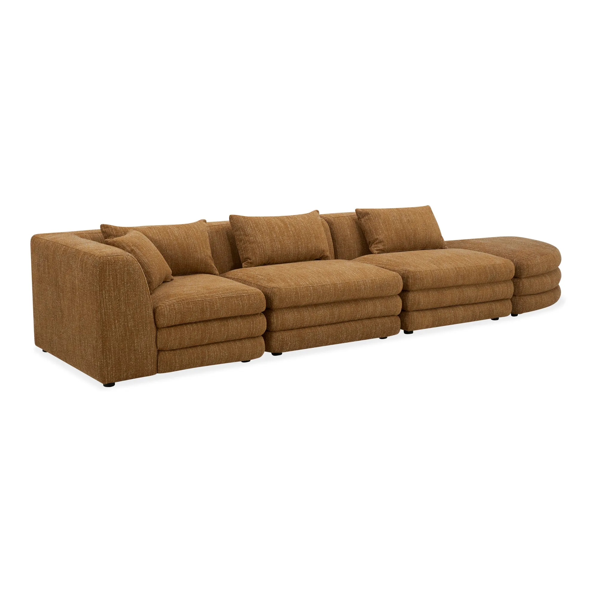 Vintage-Inspired Layered Lounge System