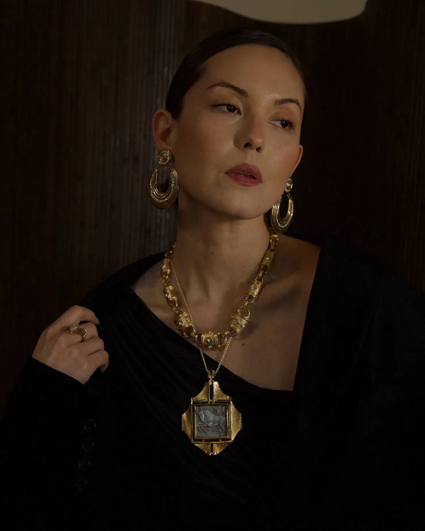 Vintage Leo Razza Pendant Necklace