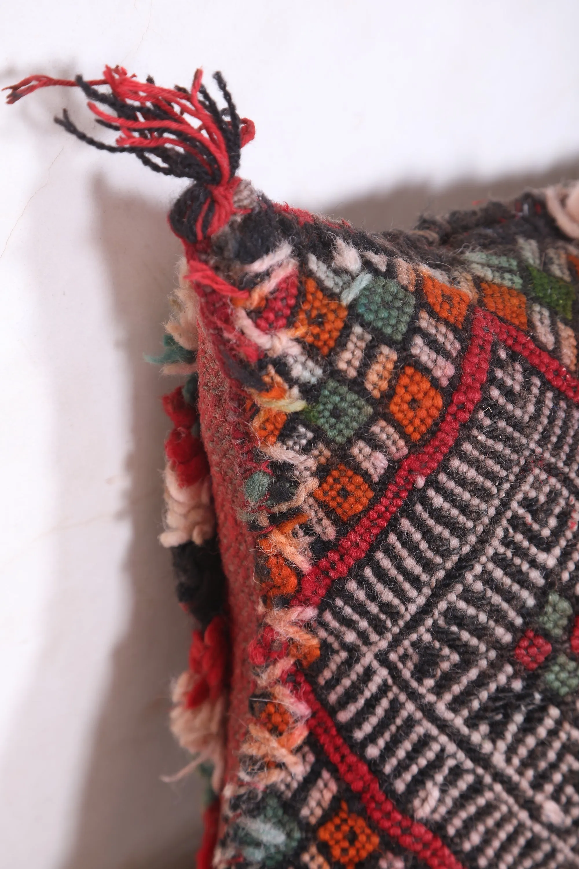 Vintage Moroccan Pillow Cover 10.6 INCHES X 18.8 INCHES