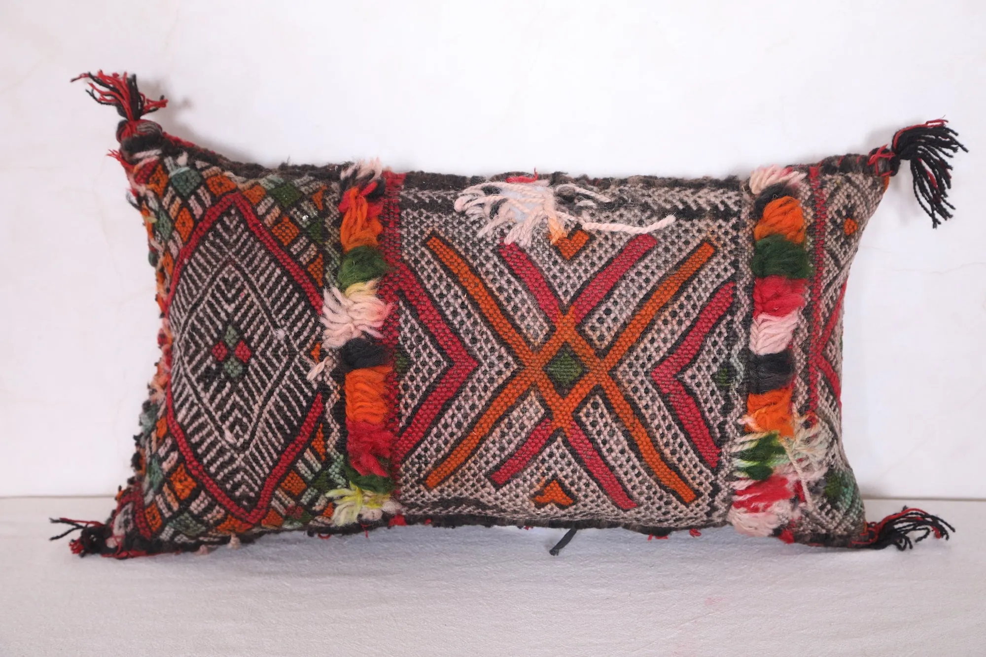 Vintage Moroccan Pillow Cover 10.6 INCHES X 18.8 INCHES