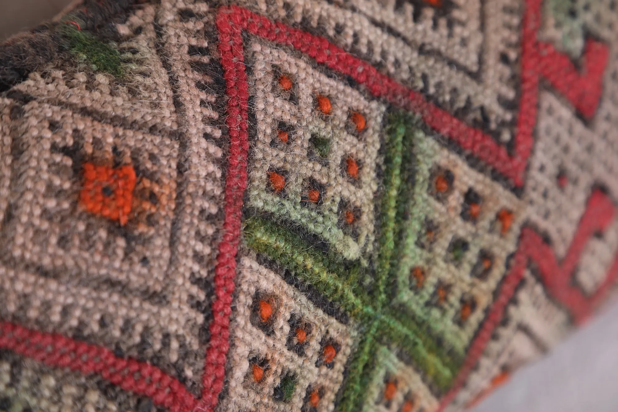 Vintage Moroccan Pillow Cover 10.6 INCHES X 18.8 INCHES