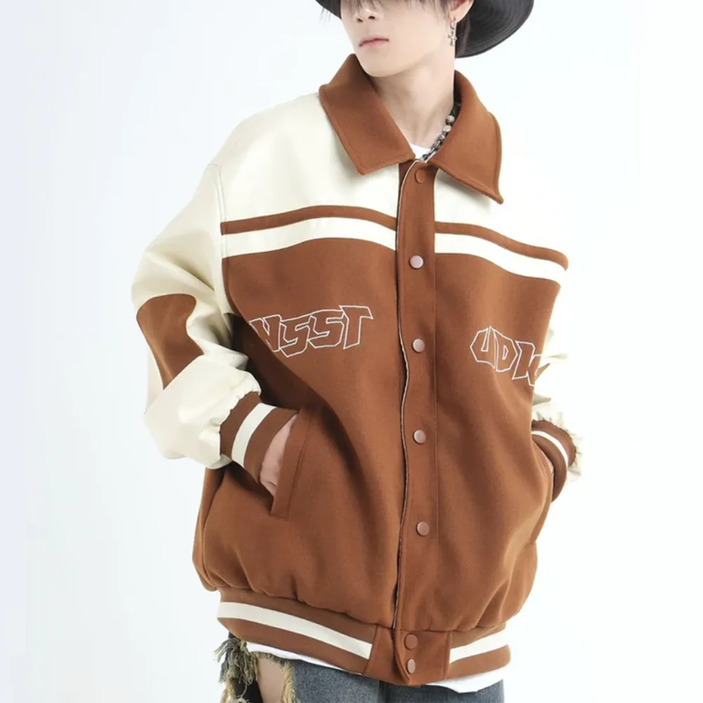 “Vintage Patchwork Lapels” Jacket