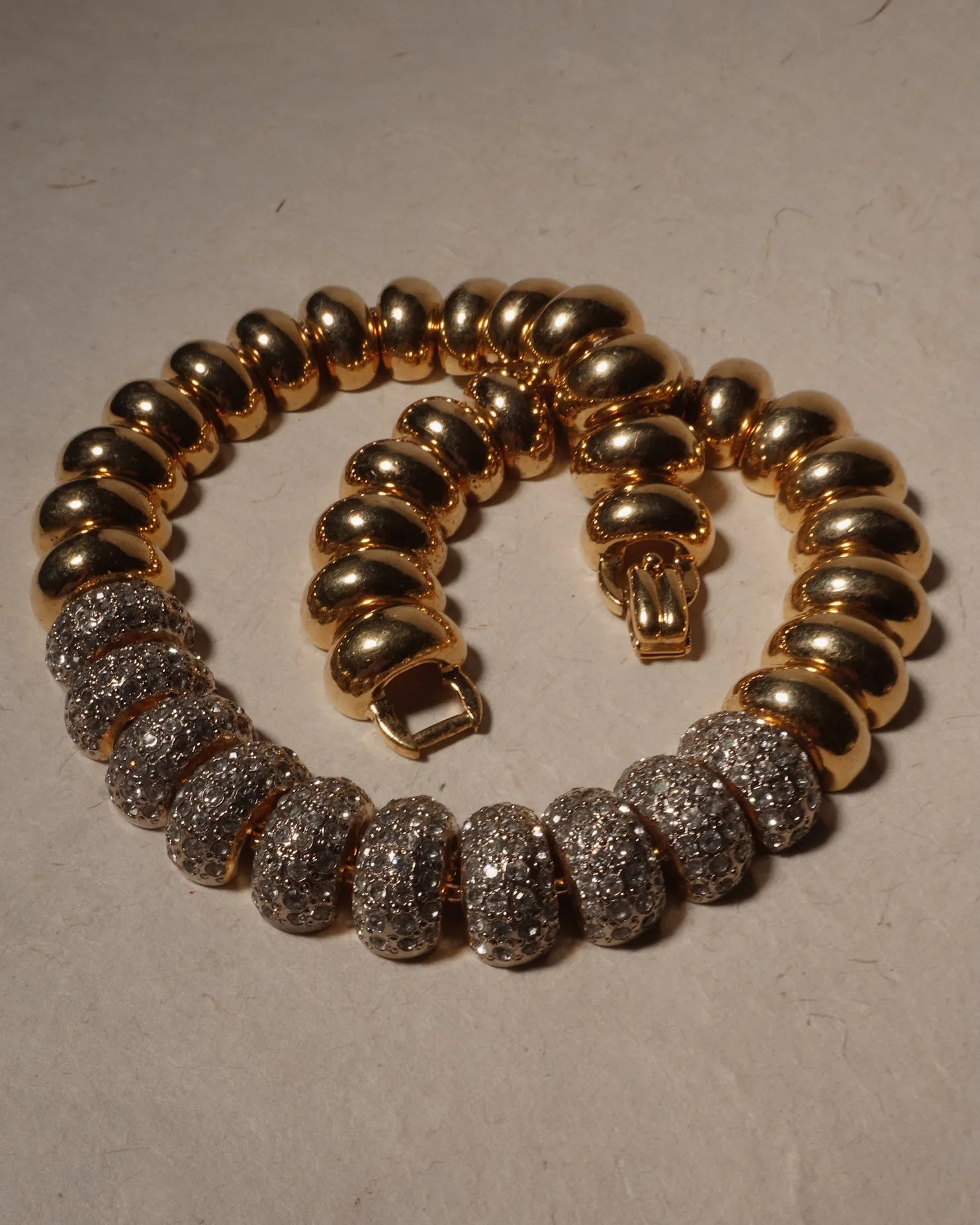 Vintage Pavé Dome Necklace