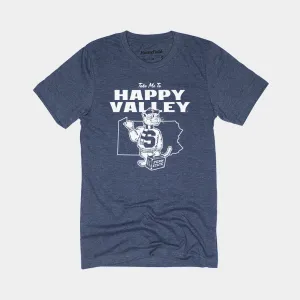 Vintage Penn State Happy Valley Tee