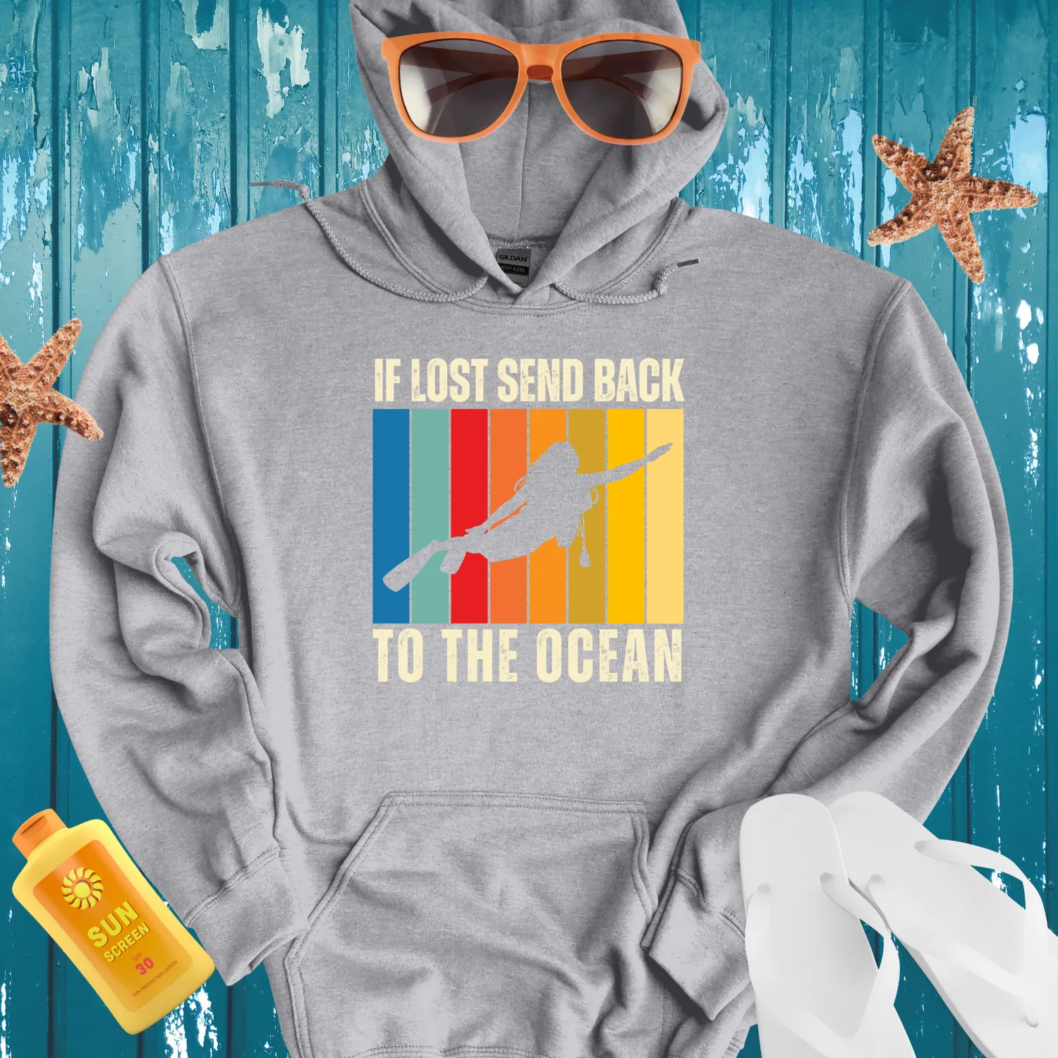Vintage Scuba Diving Hoodie Dive Explore Adventure