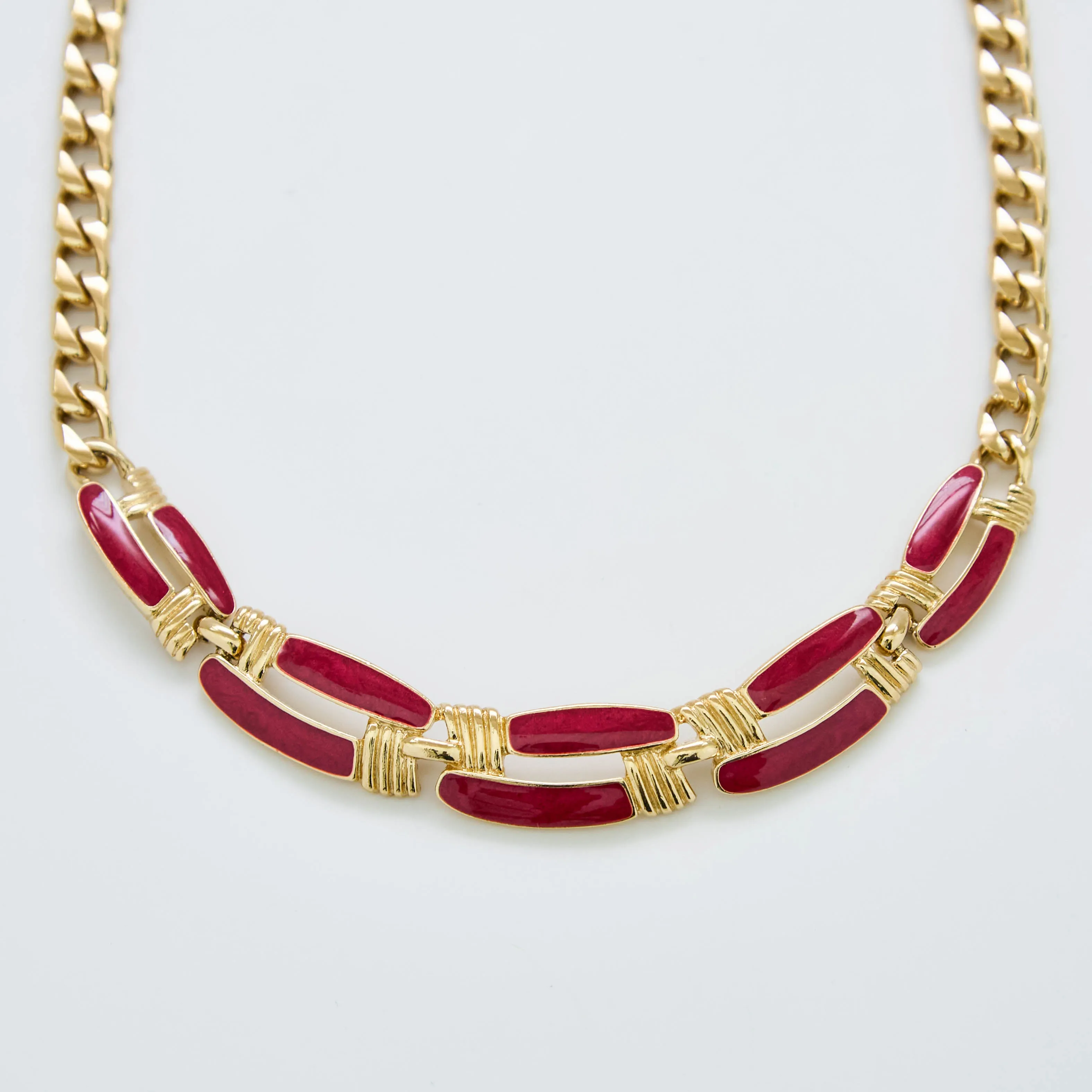 Vintage Trifari Art Deco Statement Necklace