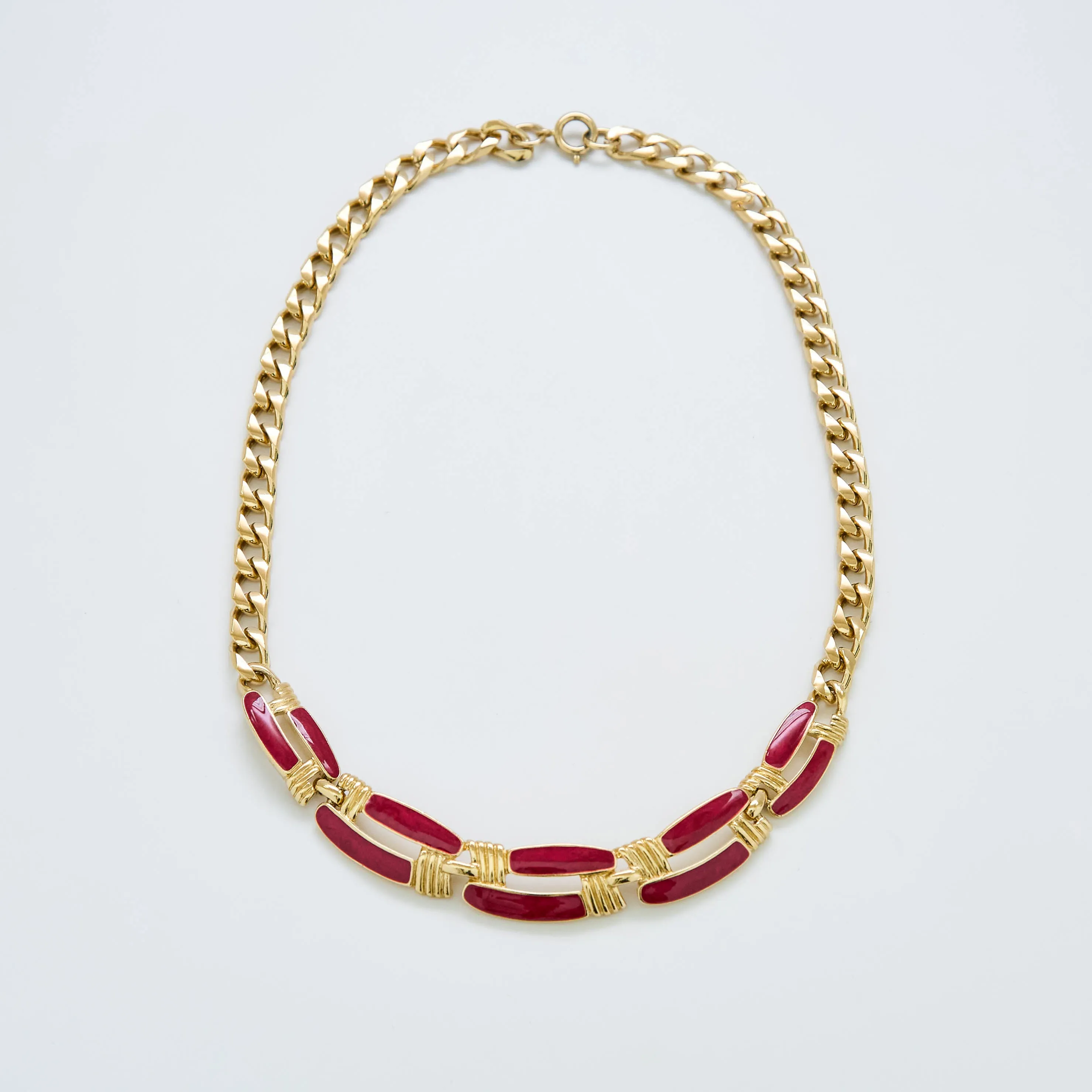 Vintage Trifari Art Deco Statement Necklace