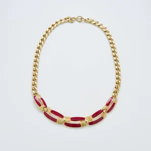 Vintage Trifari Art Deco Statement Necklace