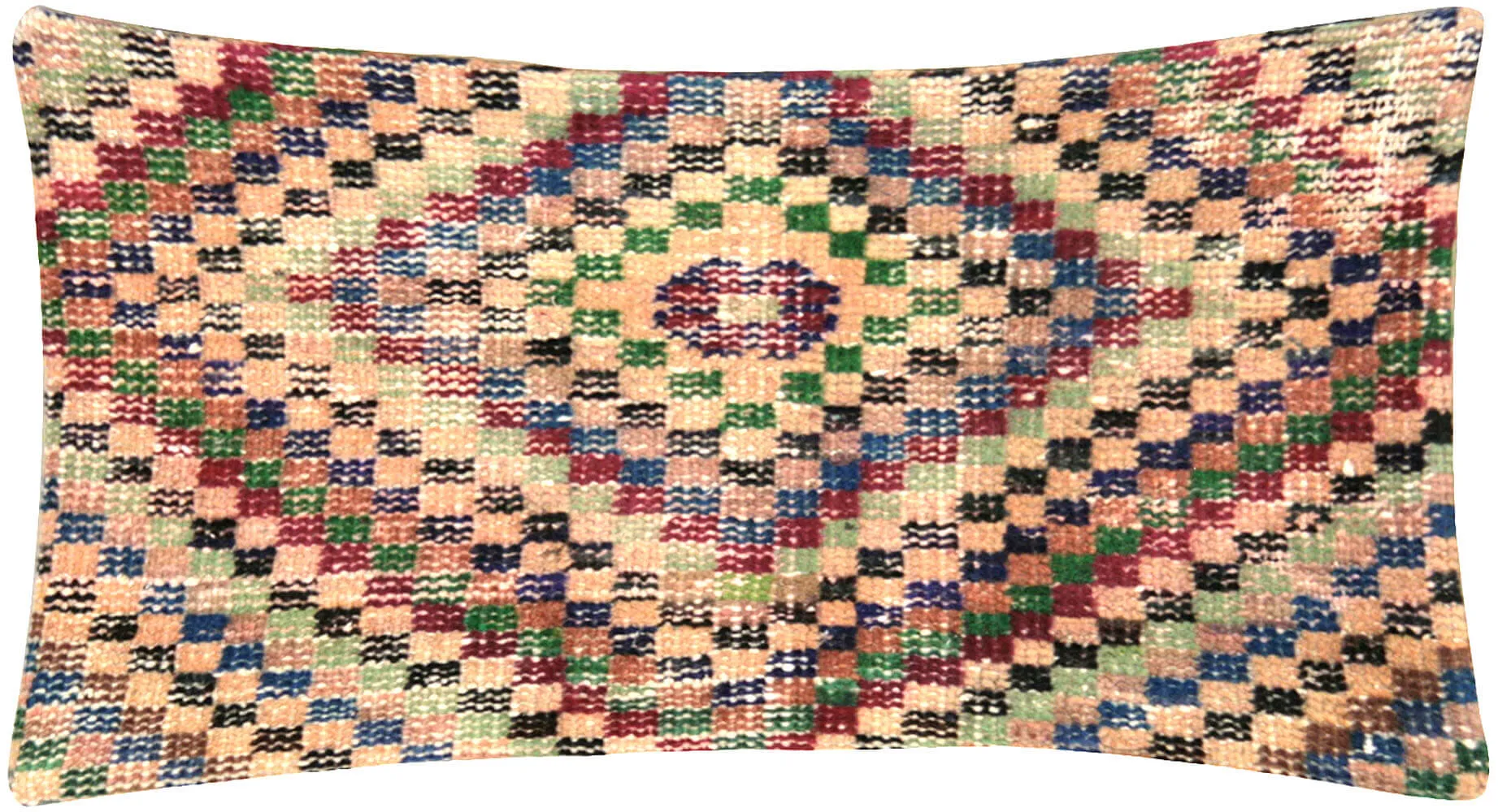 Vintage Turkish Mid-Century-Modern Pillow - 14" x 23"