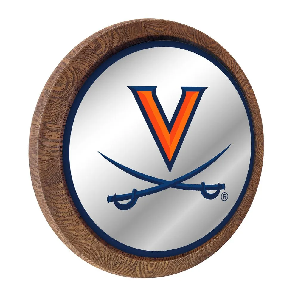 Virginia Cavaliers: Mirrored Barrel Top Mirrored Wall Sign