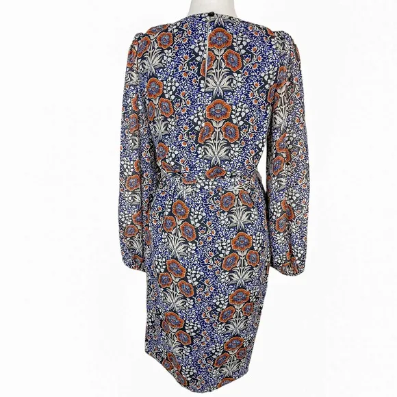 Walter Baker Dress Melissa Navy Pansy Size Small