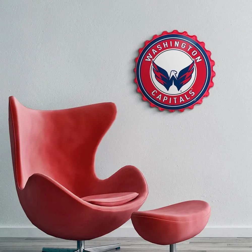 Washington Capitals: Bottle Cap Wall Sign