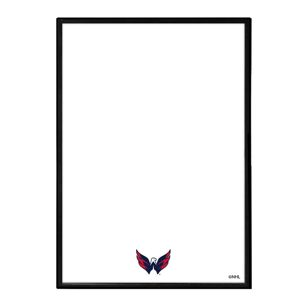 Washington Capitals: Framed Dry Erase Board