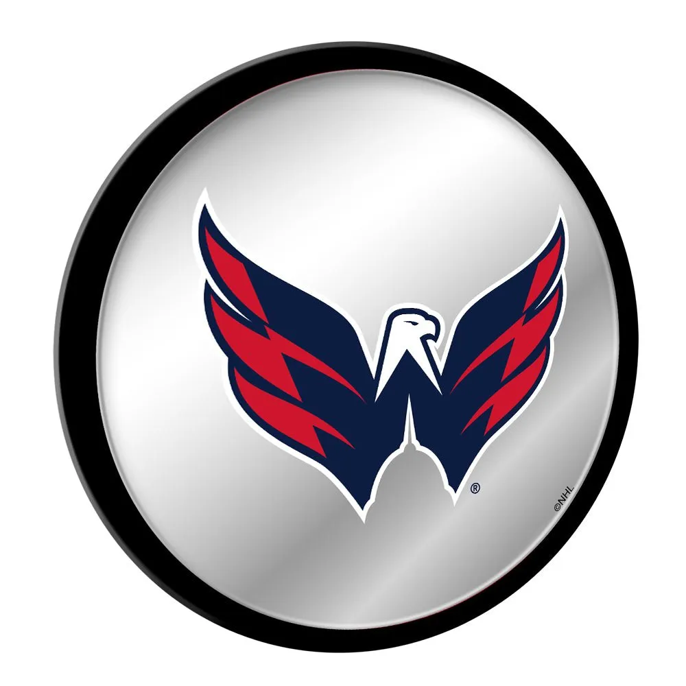 Washington Capitals: Modern Disc Mirrored Wall Sign