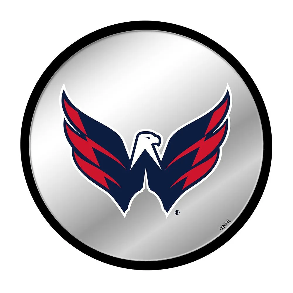Washington Capitals: Modern Disc Mirrored Wall Sign