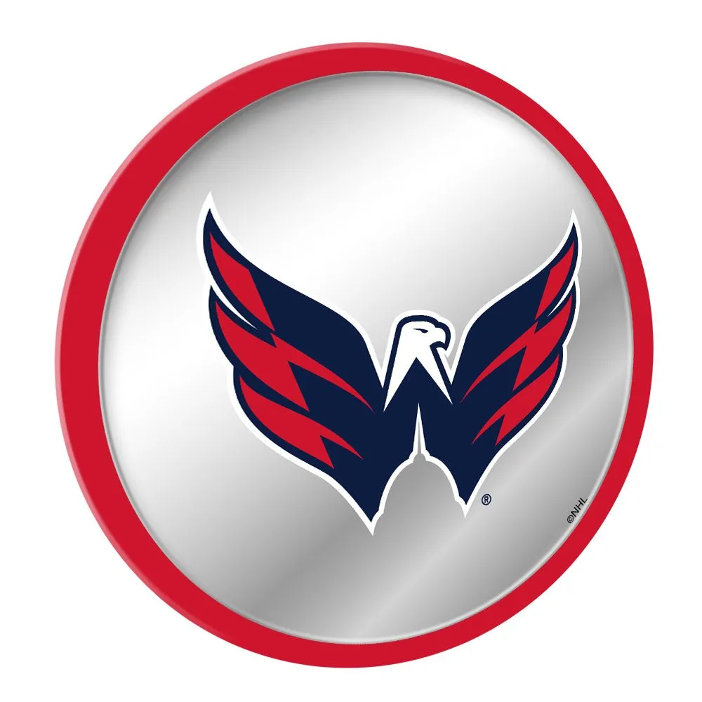 Washington Capitals: Modern Disc Mirrored Wall Sign