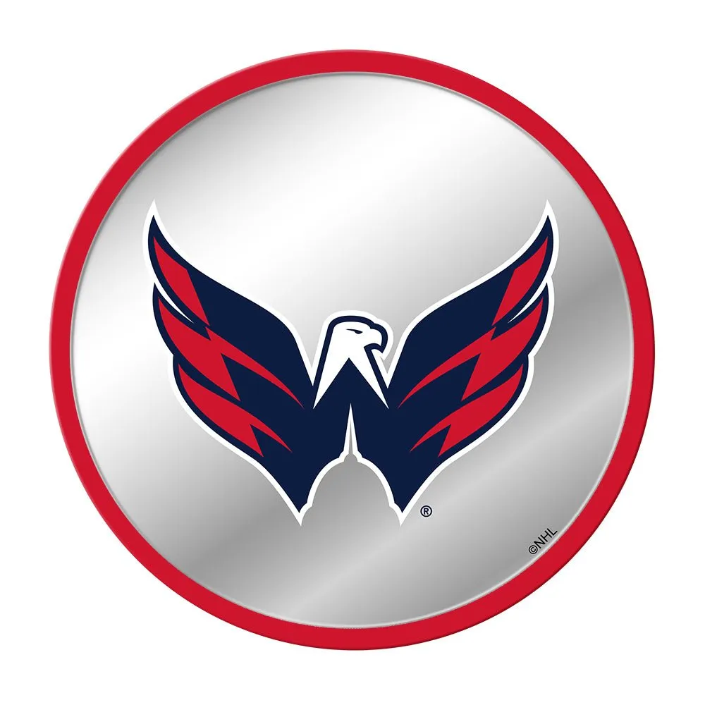 Washington Capitals: Modern Disc Mirrored Wall Sign