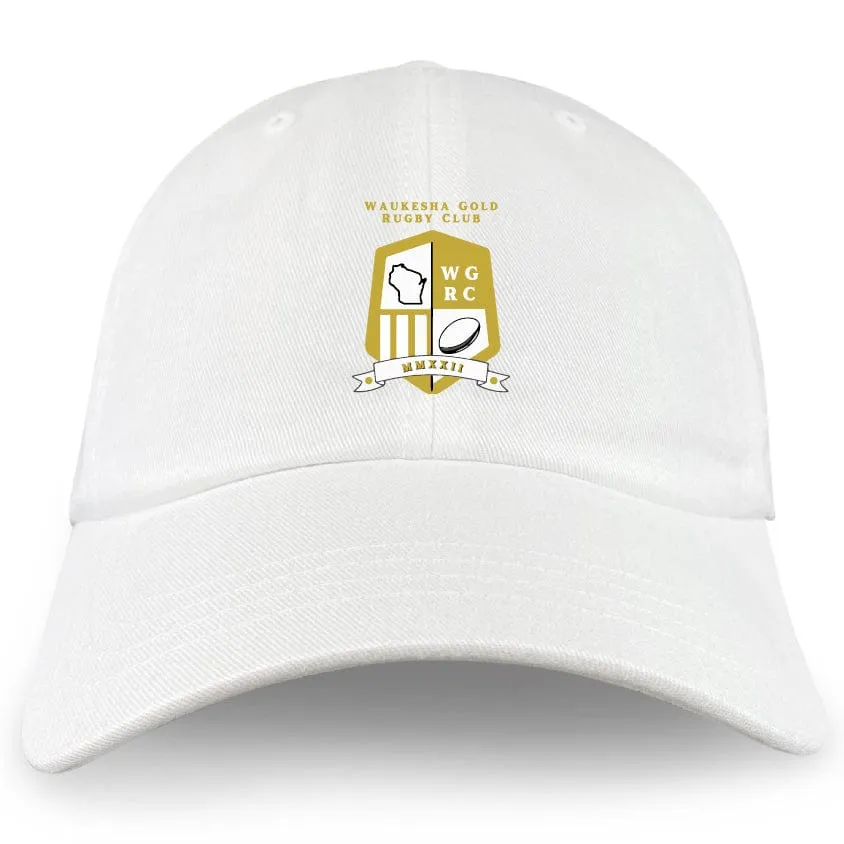 Waukesha Gold Rugby Adult Low-Profile Cotton Twill Dad Cap