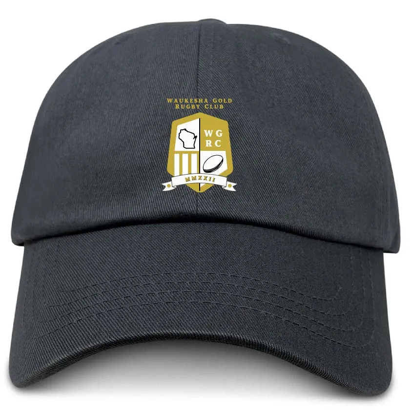 Waukesha Gold Rugby Adult Low-Profile Cotton Twill Dad Cap