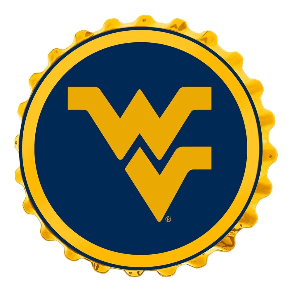 West Virginia Mountaineers: Bottle Cap Wall Sign