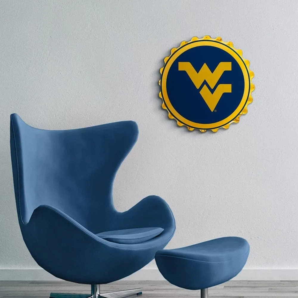 West Virginia Mountaineers: Bottle Cap Wall Sign