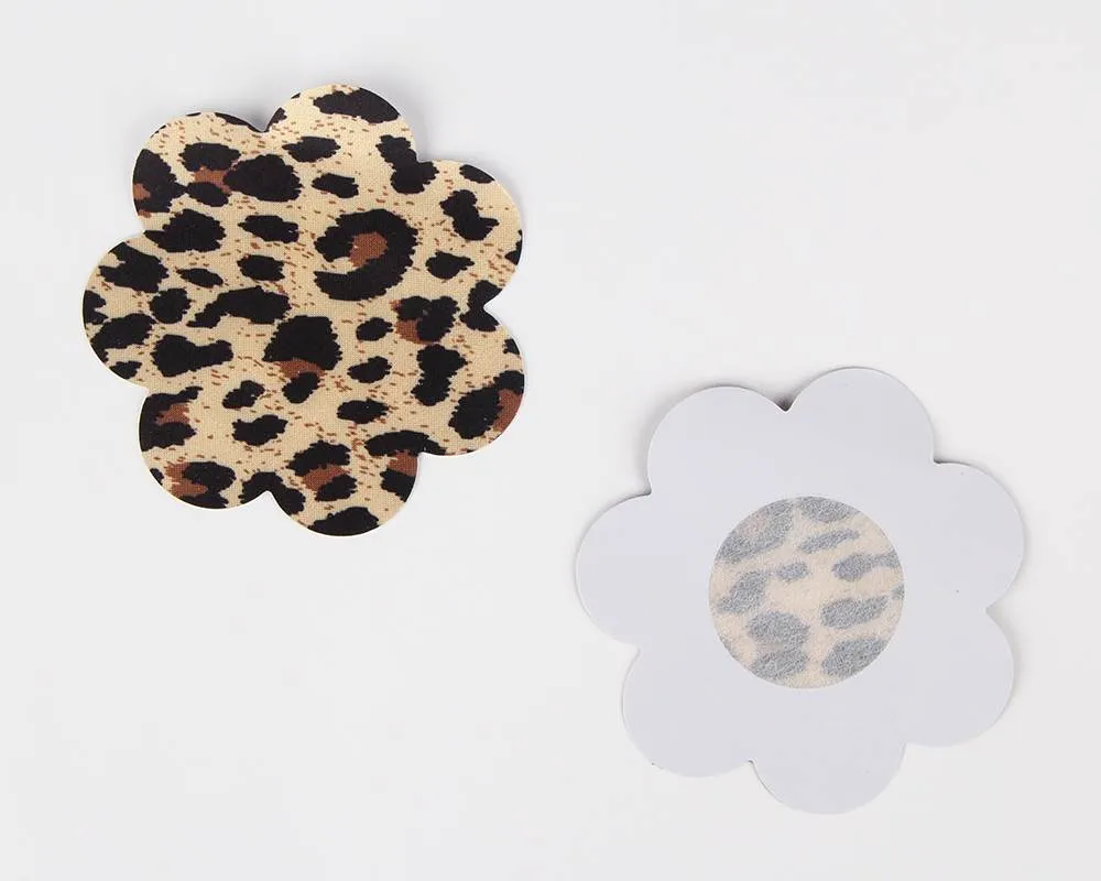 Wholesale Flower Leopard Nipple Cover