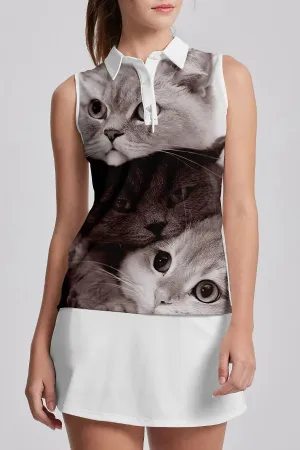 Wildlife Party-Polo Top UPF50 