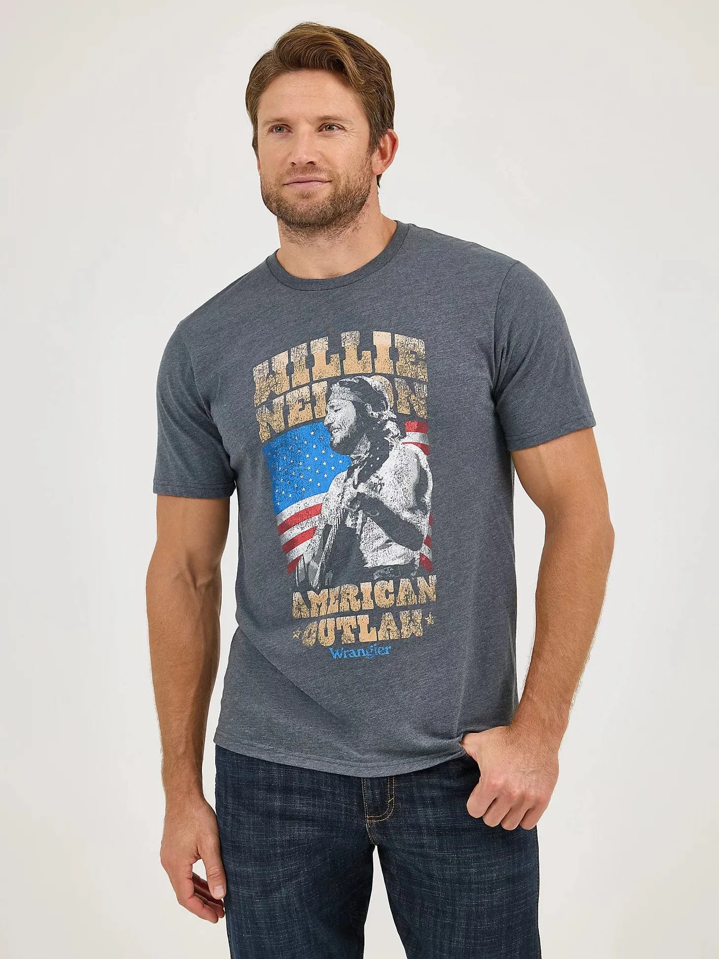 WILLIE NELSON WRANGLER GRAPHIC TEE