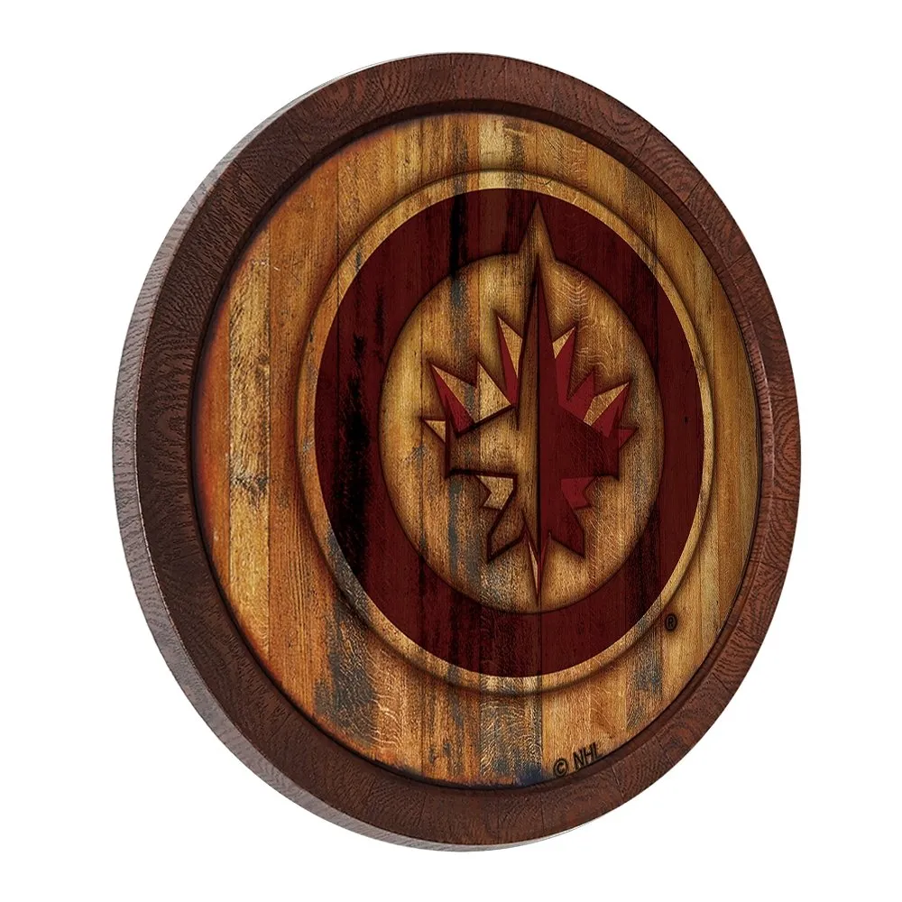Winnipeg Jets: Branded "Faux" Barrel Top Sign