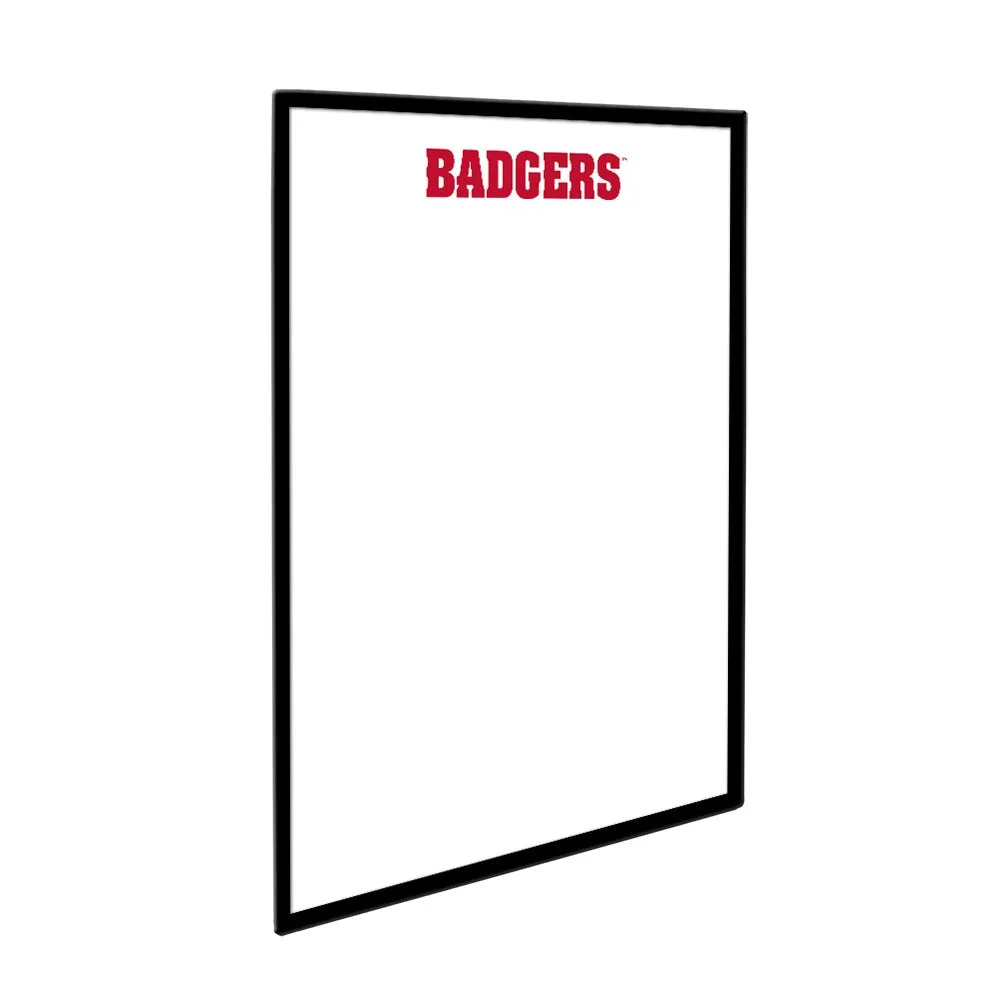 Wisconsin Badgers: Framed Dry Erase Board
