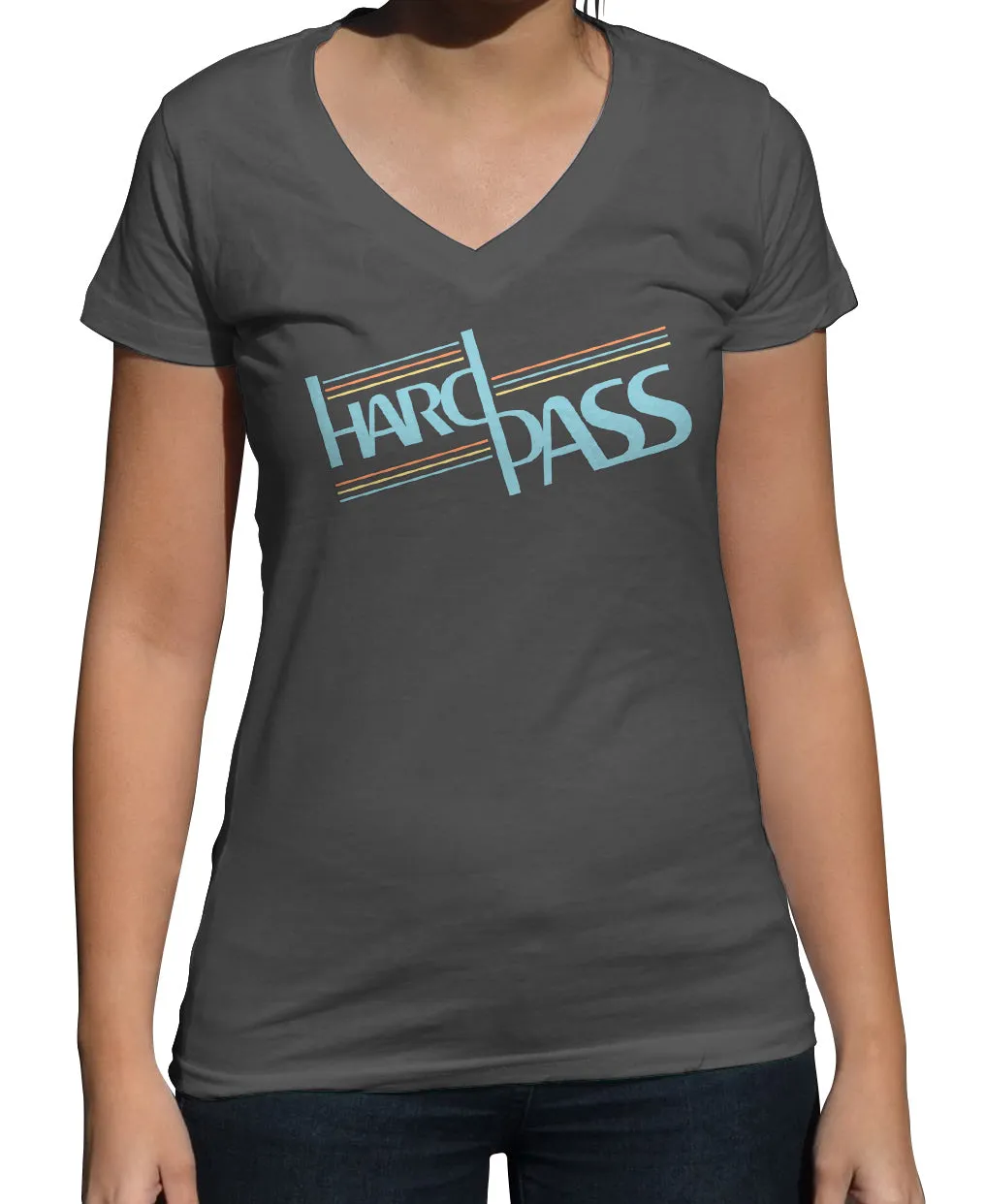 Women's Hard Pass Vneck T-Shirt