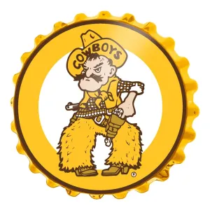 Wyoming Cowboys: Pistol Pete - Bottle Cap Wall Sign