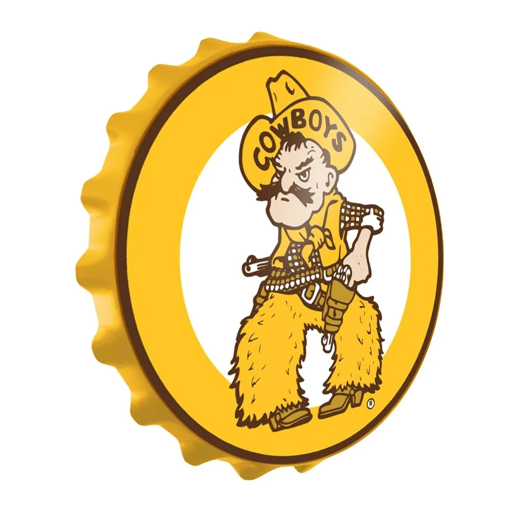 Wyoming Cowboys: Pistol Pete - Bottle Cap Wall Sign