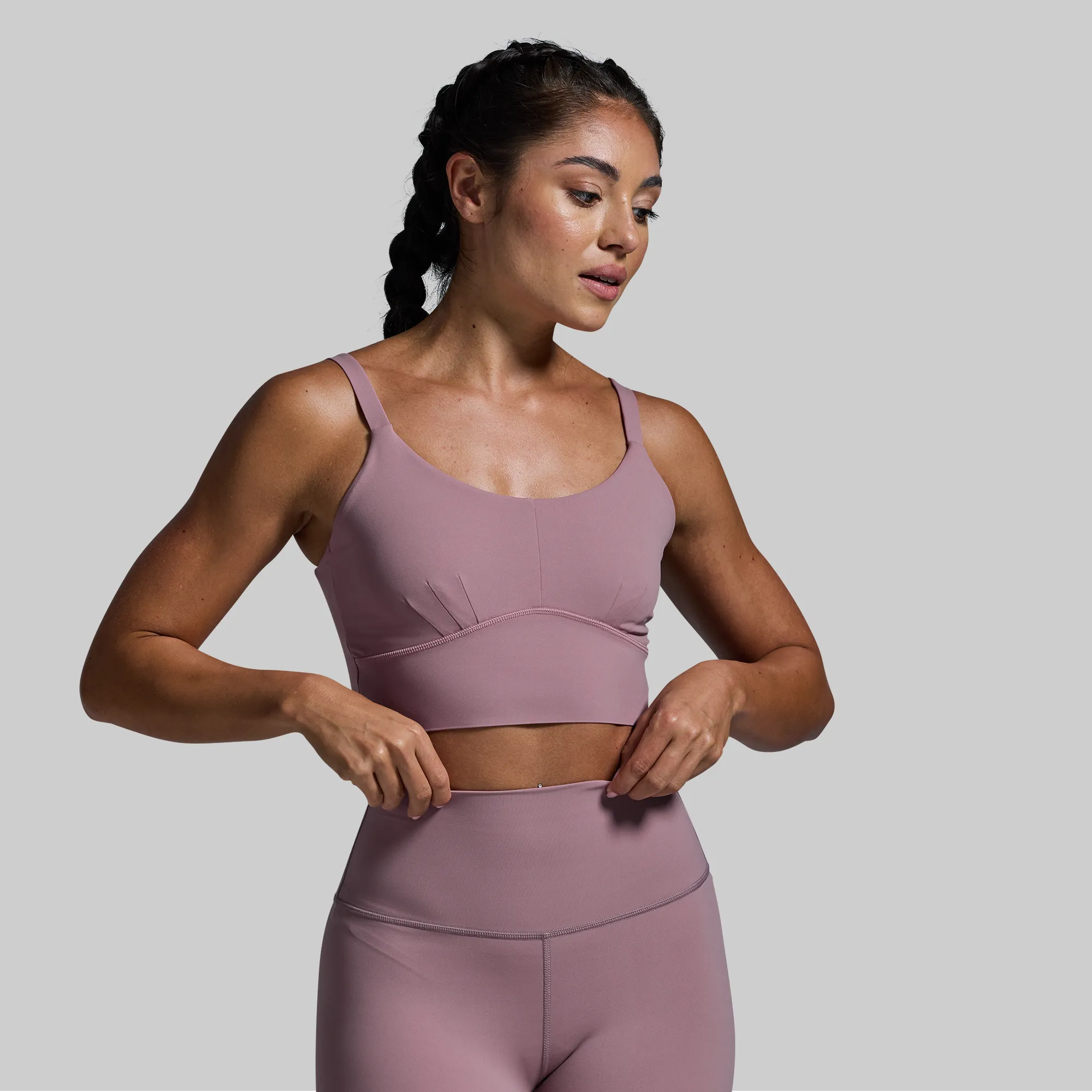 Your Go To Sports Bra (Antique Mauve)
