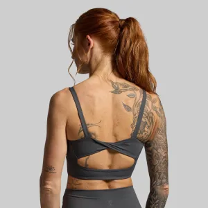 Your Go To Sports Bra (Gunmetal)