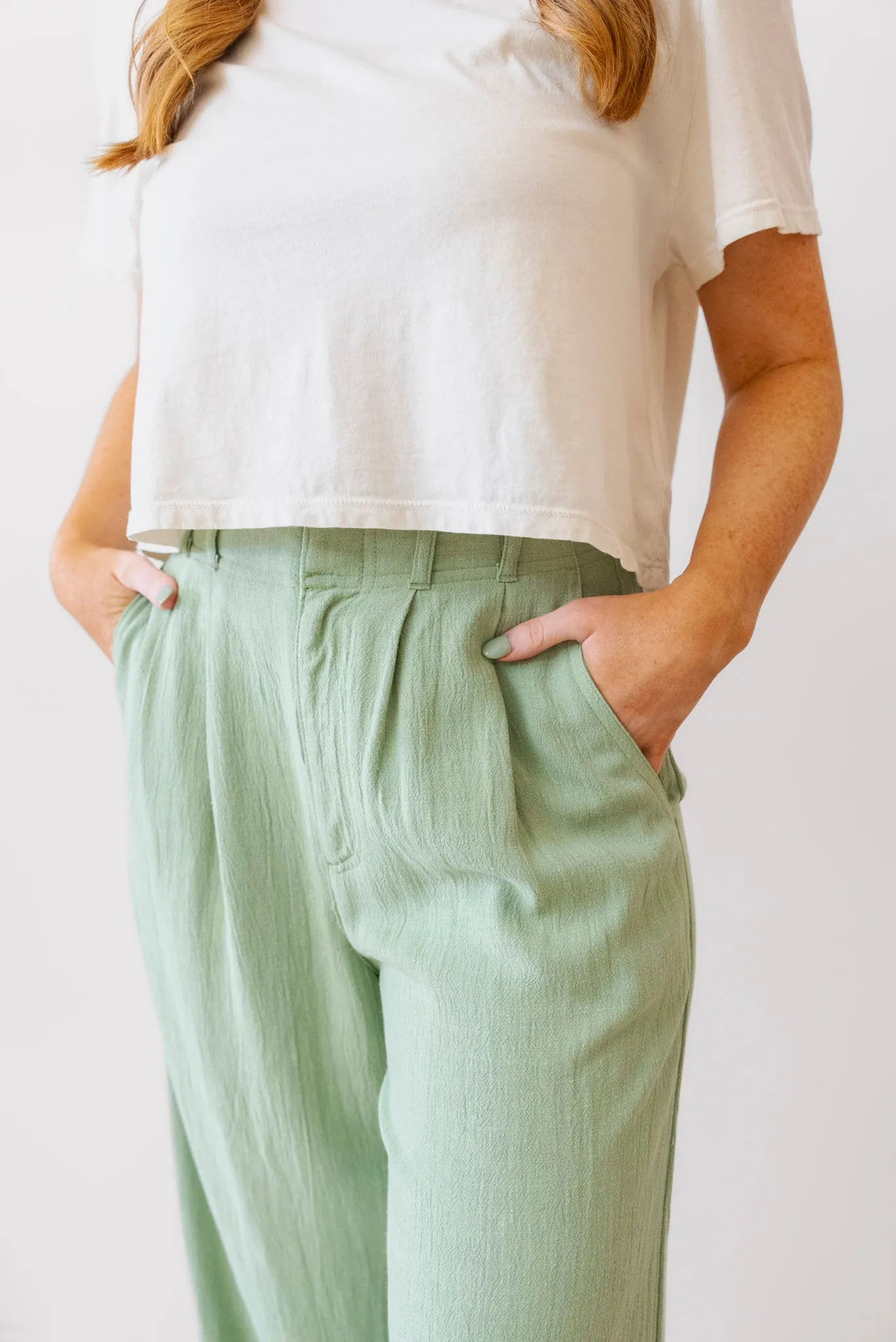 Z Supply Farah Pant in Matcha